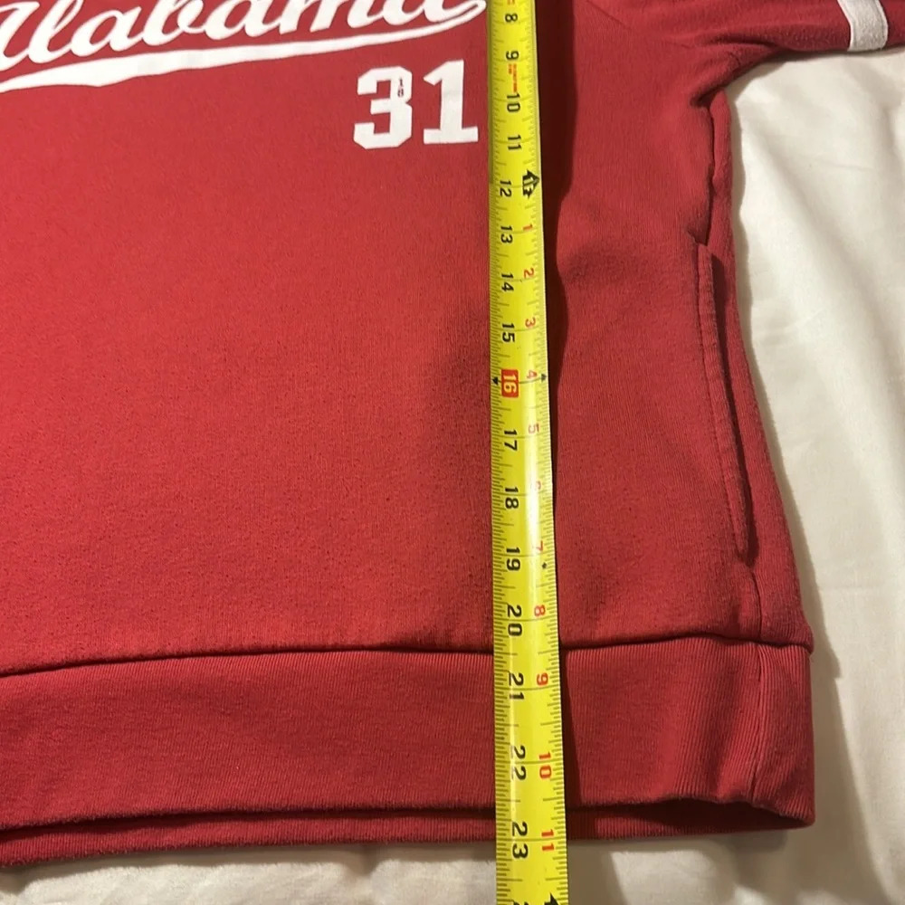 PINK Victoria's Secret Red "Alabama 31" Hooded Sweatshirt - Picture 5 of 10